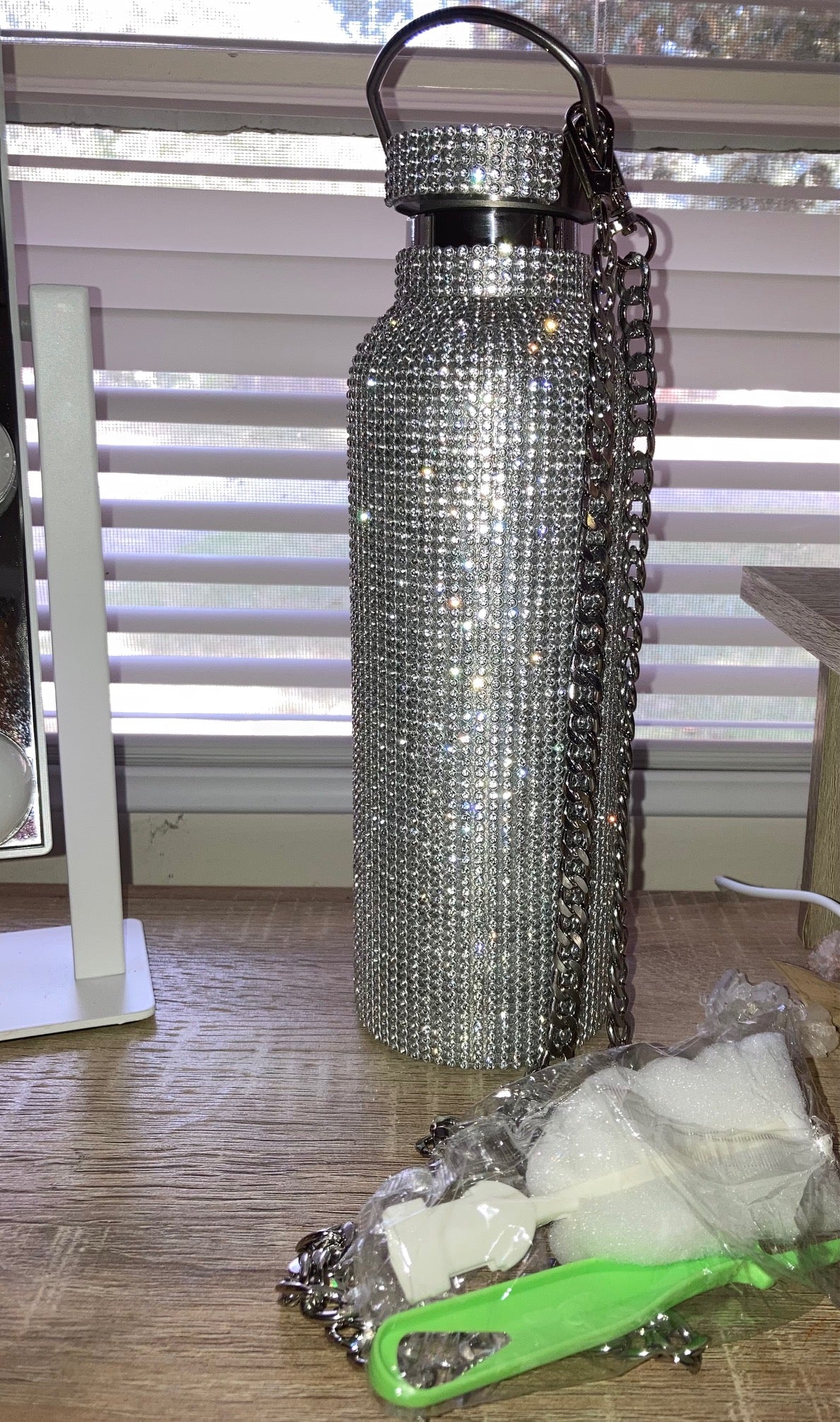 Rhinestone Siren Thermos